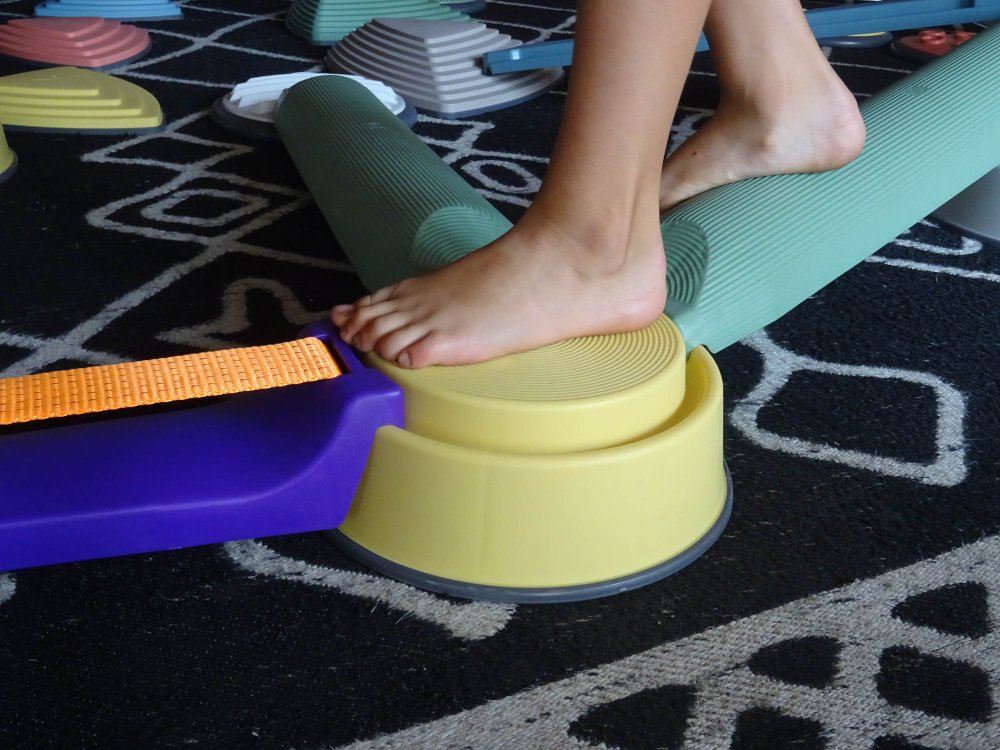 Gonge Build n Balance Set mit Slackline und Kippscheibe